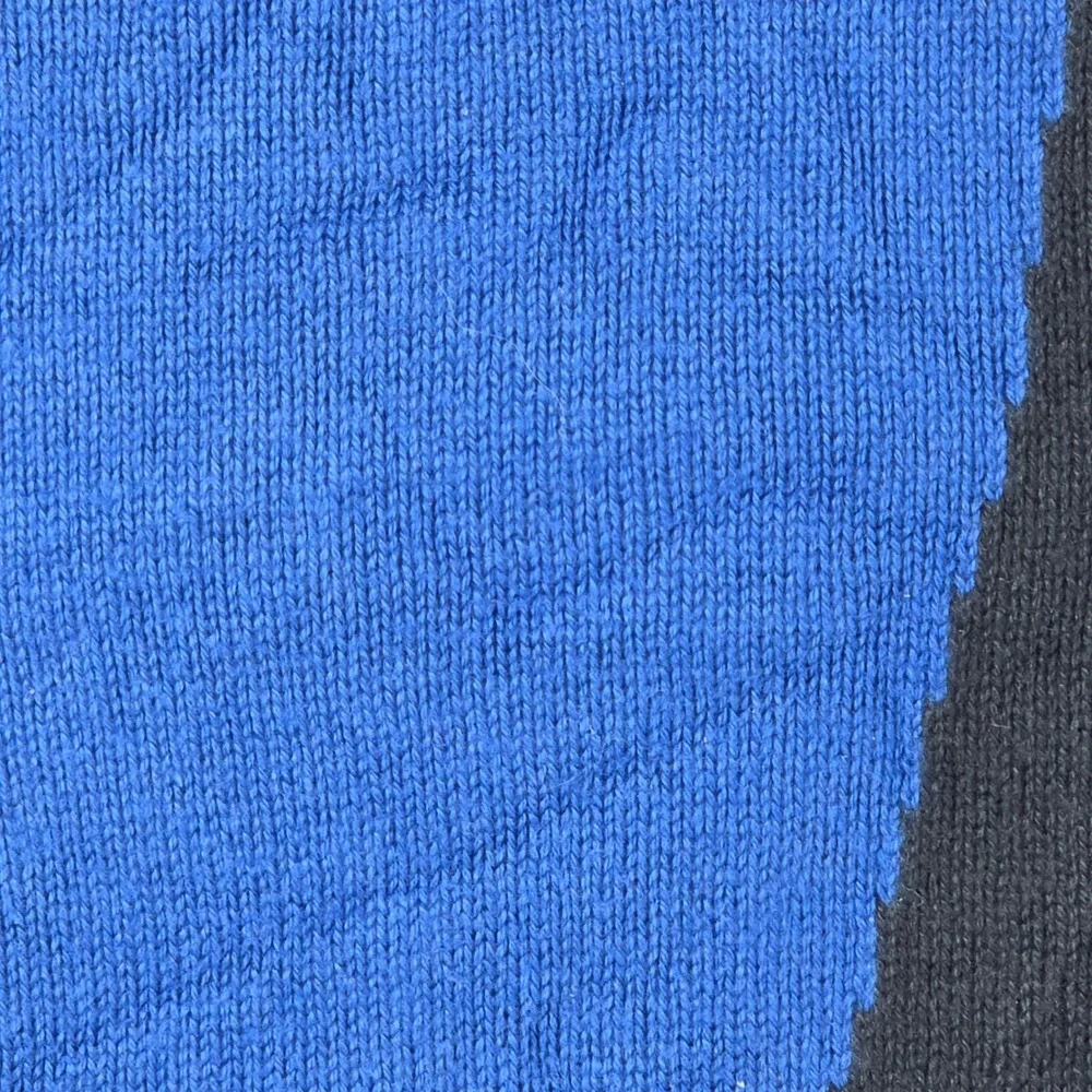 Christopher & Banks Sweater Women Small Blue Colorblock 3/4 Sleeve Cotton